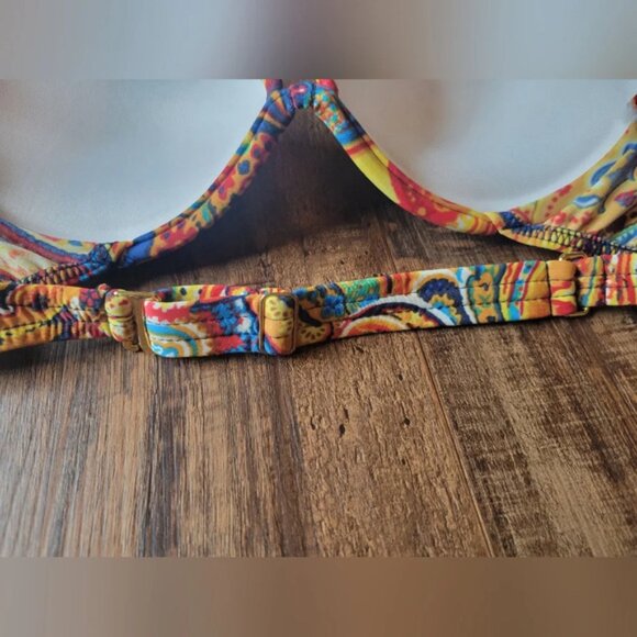 Venus Navy Orage Paisley 2 Piece Set Bikini Swimsuit - Picture 9 of 11